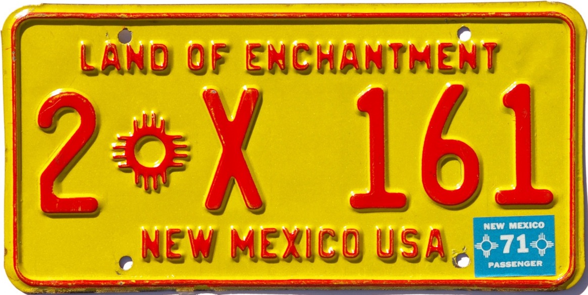 New Mexico License Plates For Sale